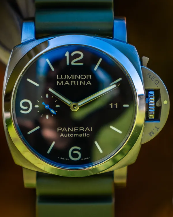 2024 Panerai Luminor Marina 1950 3 Days 44MM Black Dial Rubber Strap (PAM01312)