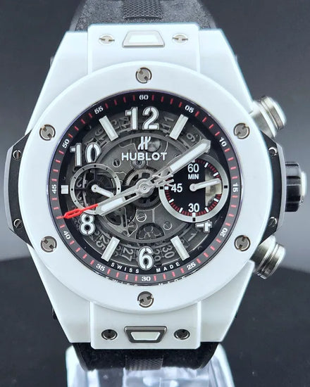 Hublot Big Bang 45MM Skeleton Dial Rubber Strap (411.HX.1170.RX)