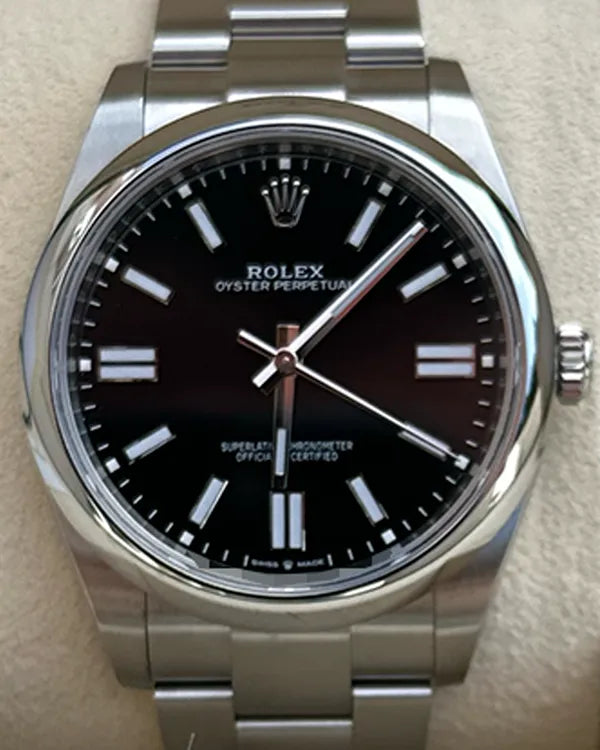 2023 Rolex Oyster Perpetual 41MM Black Dial Oyster Bracelet (124300)
