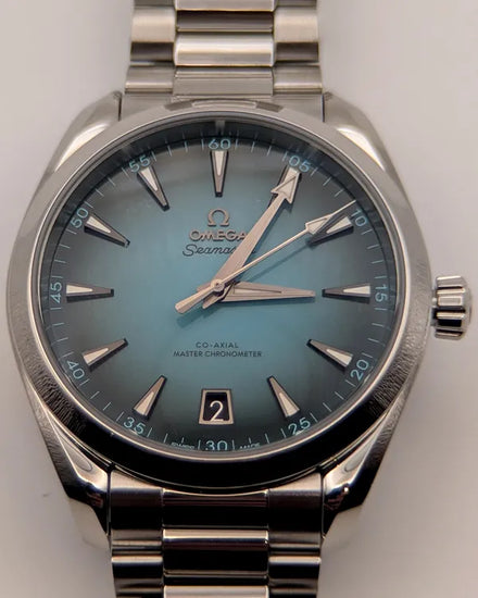 2025 Omega Seamaster Aqua Terra 150M 41MM Turquoise Dial Steel Bracelet (220.10.41.21.03.006)