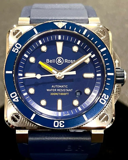Bell & Ross BR 03-92 Diver 42MM Blue Dial Rubber Strap (BR0392-D-BU-ST/SRB)