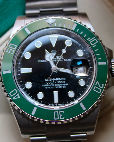 Rolex Submariner Date "Starbucks" 41MM Black Dial Aftermarket Steel Bracelet (126610LV)