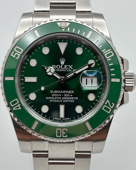 Rolex Submariner Date "Hulk" 40MM Green Dial Oyster Bracelet (116610LV)