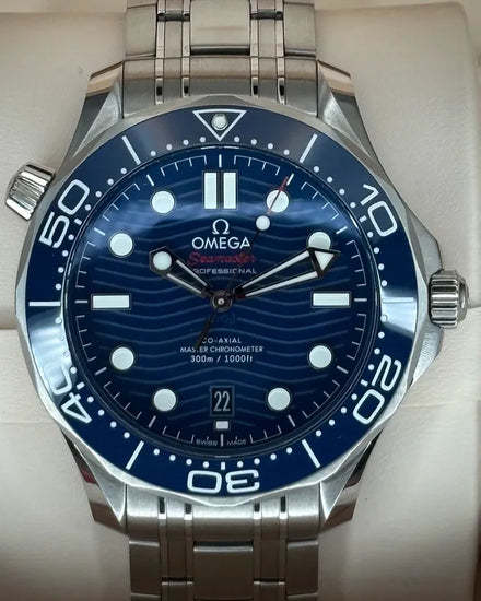 2024 Omega Seamaster Diver 300M 42MM Blue Dial Steel Bracelet (210.30.42.20.03.001)