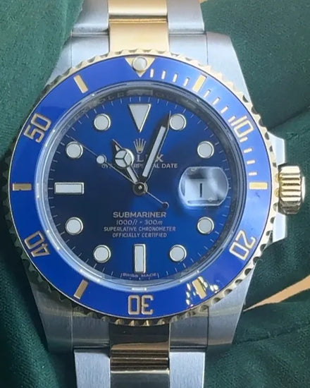 2019 Rolex Submariner Date "Bluesy" 40MM Blue Dial Two-Tone Oyster Bracelet (116613LB)