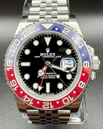 2025 Rolex GMT-Master II "Pepsi" 40MM Black Dial Jubilee Bracelet (126710BLRO)