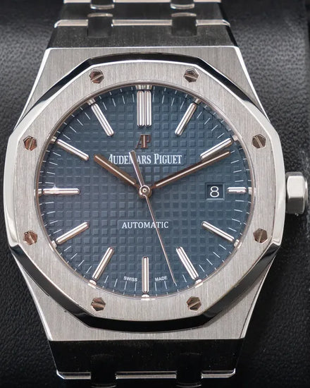 2015 Audemars Piguet Royal Oak 41MM Blue Dial Steel Bracelet (15400ST)