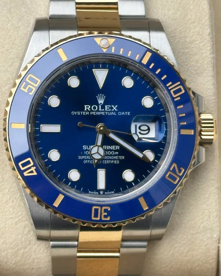 2022 Rolex Submariner "Bluesy" 41MM Blue Dial Two-Tone Oyster Bracelet (126613LB)