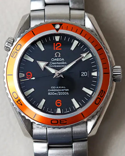 Omega Seamaster Planet Ocean 600M 45.5MM Black Dial Steel Bracelet (2208.50.00)