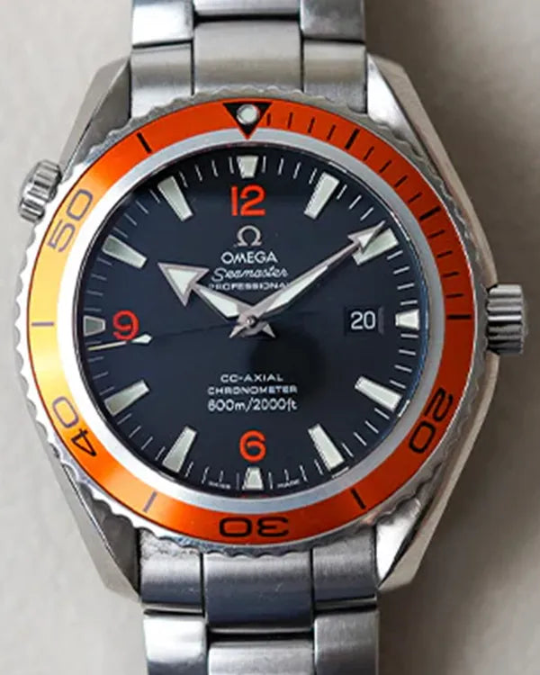Omega Seamaster Planet Ocean 600M 45.5MM Black Dial Steel Bracelet (2208.50.00)