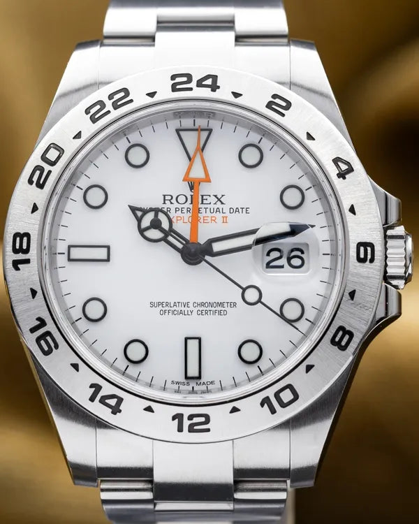 2016 Rolex Explorer II "Polar" 42MM White Dial Oyster Bracelet (216570)