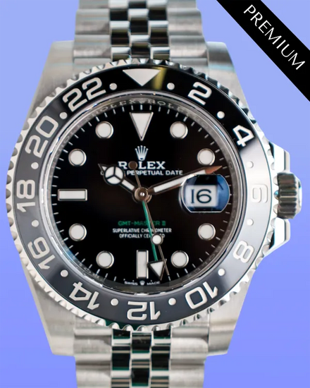 2025 Rolex GMT-Master II "Bruce Wayne" 40MM Black Dial Jubilee Bracelet (126710GRNR)