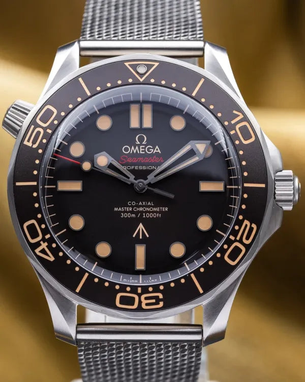 2020 Omega Seamaster Diver 300M "007 Edition" 42MM Brown Dial Titanium Bracelet (210.90.42.20.01.001)
