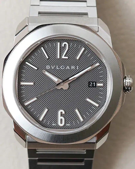 2023 Bvlgari Octo Roma 41MM Grey Dial Steel Bracelet (103740)
