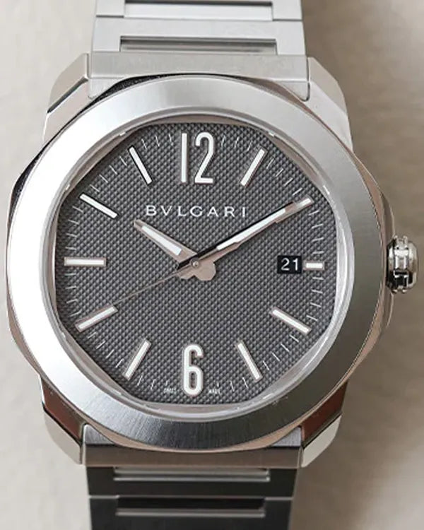 2023 Bvlgari Octo Roma 41MM Grey Dial Steel Bracelet (103740)