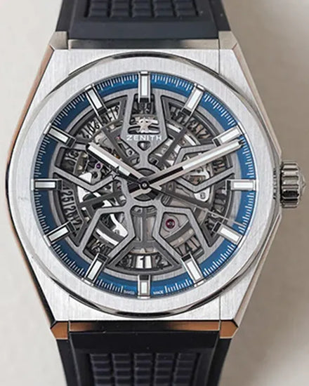 2020 Zenith Defy 41MM Skeleton Dial Rubber Strap (95.9000.670/78.R584)