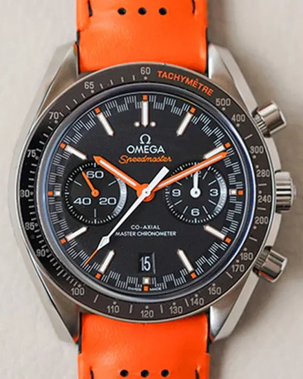Omega Speedmaster Racing "Purist 10th Anniversary" L.E. 44.25MM Black Dial Leather Strap (329.32.44.51.01.001)