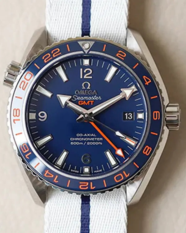 Omega Seamaster Planet Ocean 600M 43.5MM Blue Dial Textile Strap (232.30.44.22.03.001)