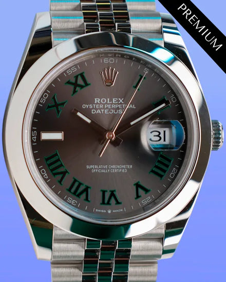 2025 Rolex Datejust "Wimbledon" 41MM Slate Dial Jubilee Bracelet (126300)