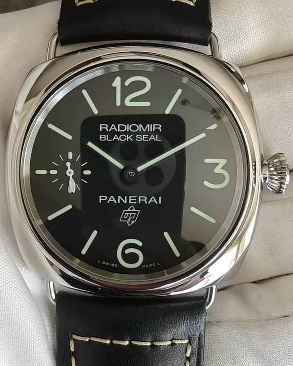 2025 Panerai Radiomir Black Seal 45MM Black Dial Leather Strap (PAM00754)