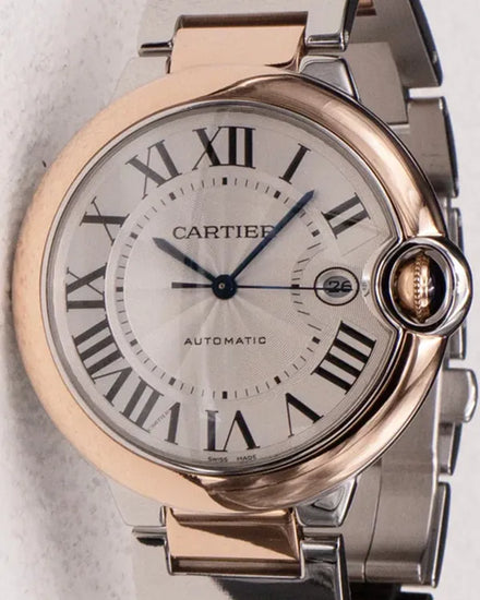 2019 Cartier Ballon Bleu 42MM Silver Dial Two-Tone Bracelet (W2BB0004)