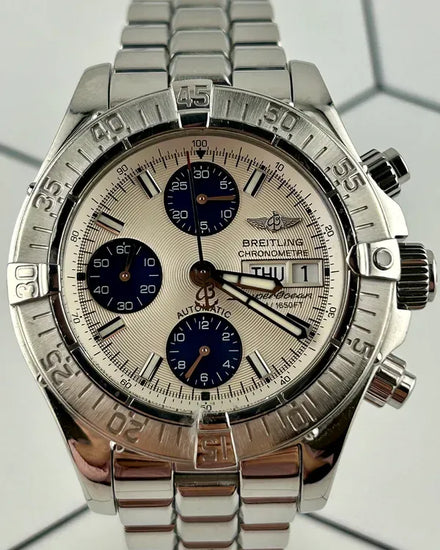 Breitling Superocean II 42MM Silver Dial Steel Bracelet (A13340)