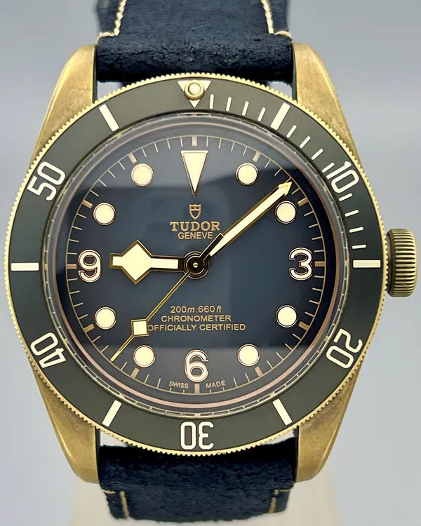 No Reserve - 2019 Tudor Black Bay Bronze 43MM Grey Dial Leather Strap (79250BA)