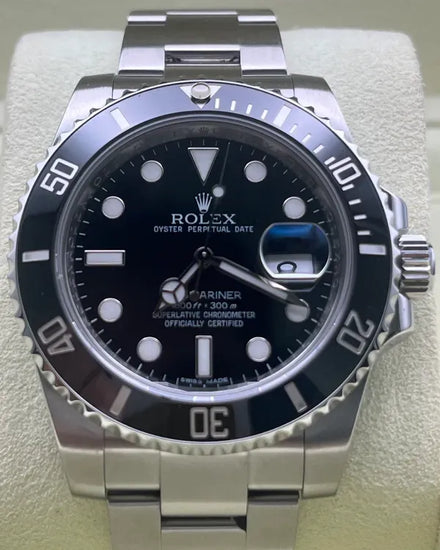 2010 Rolex Submariner Date 40MM Black Dial Oyster Bracelet (116610LN)