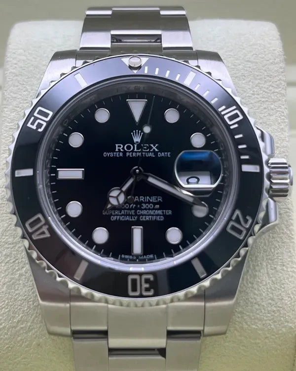 2010 Rolex Submariner Date 40MM Black Dial Oyster Bracelet (116610LN)