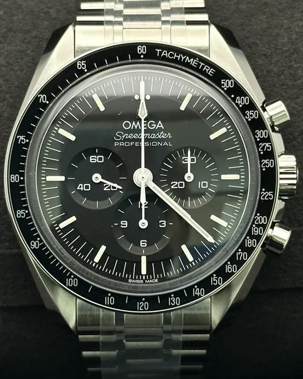 2025 Omega Speedmaster Professional Moonwatch 42MM Black Dial Steel Bracelet (310.30.42.50.01.002)