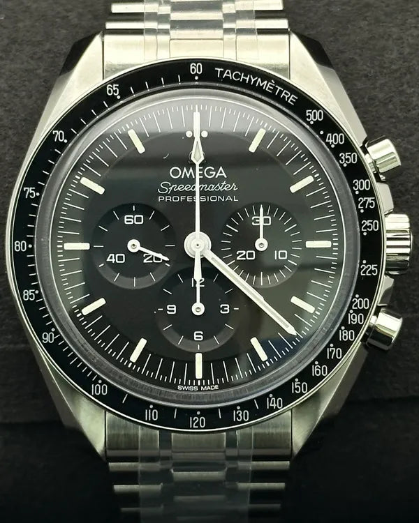 2025 Omega Speedmaster Professional Moonwatch 42MM Black Dial Steel Bracelet (310.30.42.50.01.002)