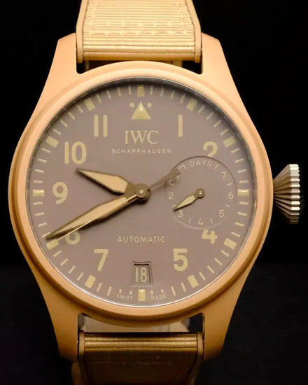 2022 IWC Schaffhausen Pilot Top Gun "Mojave Desert" 46MM Brown Dial Rubber Strap (IW506003)