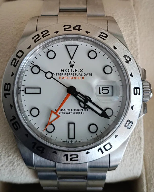 2022 Rolex Explorer II "Polar" 42MM White Dial Oyster Bracelet (226570)