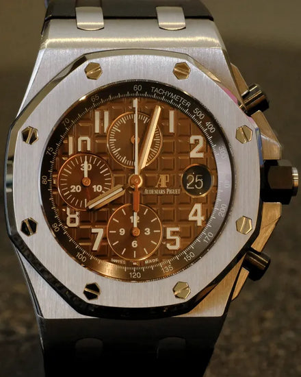 Audemars Piguet Royal Oak Offshore Chronograph "Havana" 42MM Brown Dial Rubber Strap (26470ST.OO.A820CR.01)