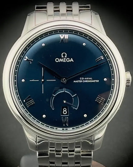 2025 Omega De Ville Prestige 41MM Blue Dial Steel Bracelet (434.10.41.21.03.002)
