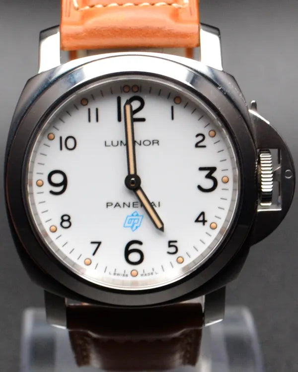 2017 Panerai Luminor Base Logo 44MM White Dial Leather Strap (PAM00630)