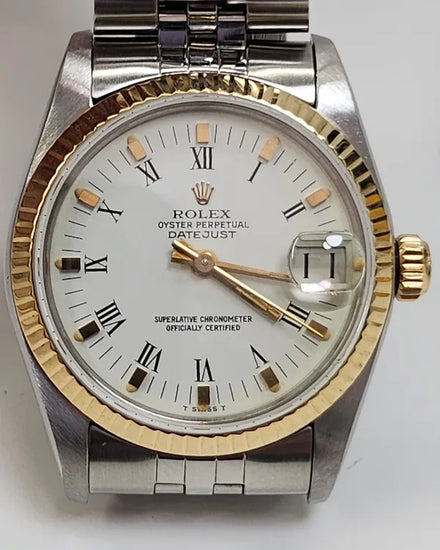 Rolex Datejust 31MM "Buckley" White Dial Jubilee Bracelet (68240)