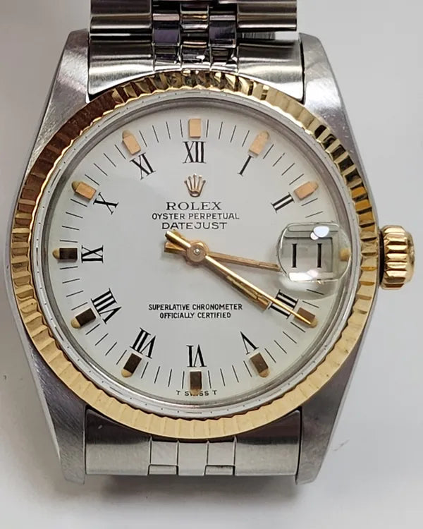 Rolex Datejust 31MM "Buckley" White Dial Jubilee Bracelet (68240)