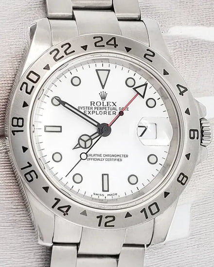 2002 Rolex Explorer II "Polar" 40MM White Dial Oyster Bracelet (16570)