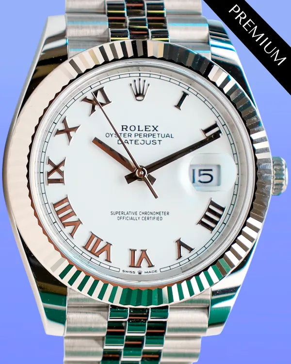 2025 Rolex Datejust 41MM White Dial Jubilee Bracelet (126334)