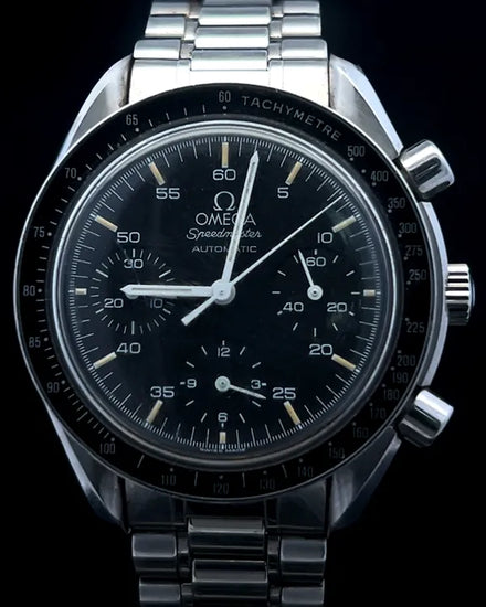 Omega Speedmaster Reduced 39MM Black Dial Steel Bracelet (3510.50.00)