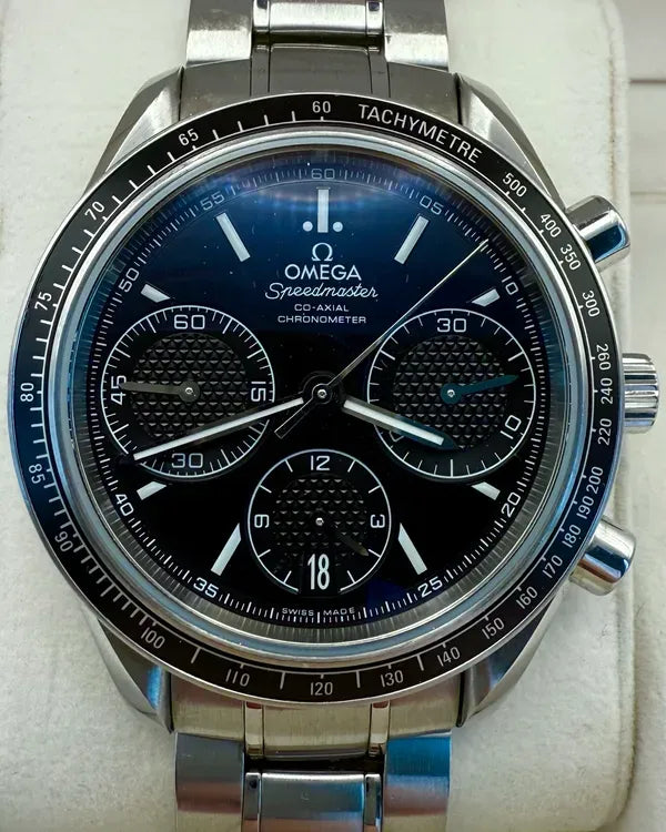2015 Omega Speedmaster Racing 40MM Black Dial Steel Bracelet (326.30.40.50.01.001)