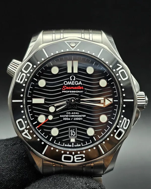 2020 Omega Seamaster Diver 300M 42MM Black Dial Steel Bracelet (210.30.42.20.01.001)