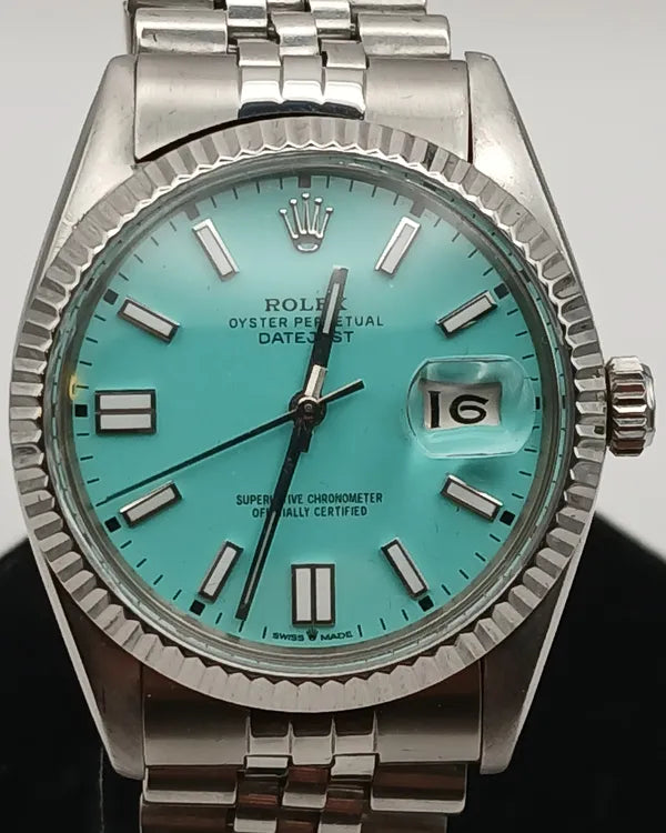 Rolex Datejust 36MM Aftermarket Tiffany Blue Dial Jubilee Bracelet (16014)