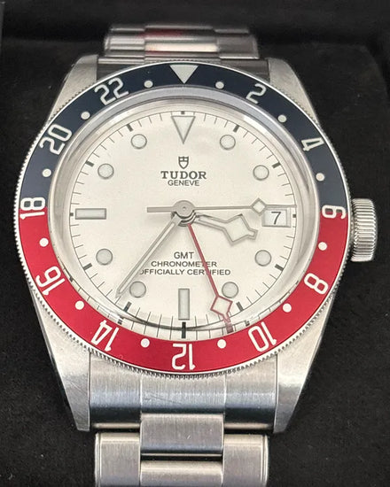 2025 Tudor Black Bay GMT "Pepsi" 41MM White Dial Steel Bracelet (79830RB)
