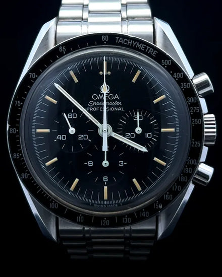 Omega Speedmaster Professional Moonwatch 42MM Black Dial Steel Bracelet (3570.50.00)