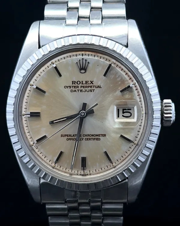 Rolex Datejust 36MM Aged Silver Dial Jubilee Bracelet (16030)