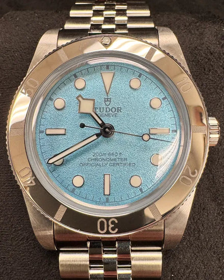 2025 Tudor Black Bay 54' "Blue Lagoon" 37MM Blue Dial Steel Bracelet (79000)