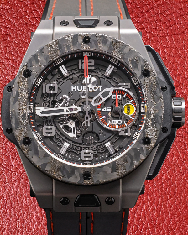 Hublot Big Bang Unico Ferrari L.E. 45MM Skeleton Dial Leather Strap (401.NJ.0123.VR)