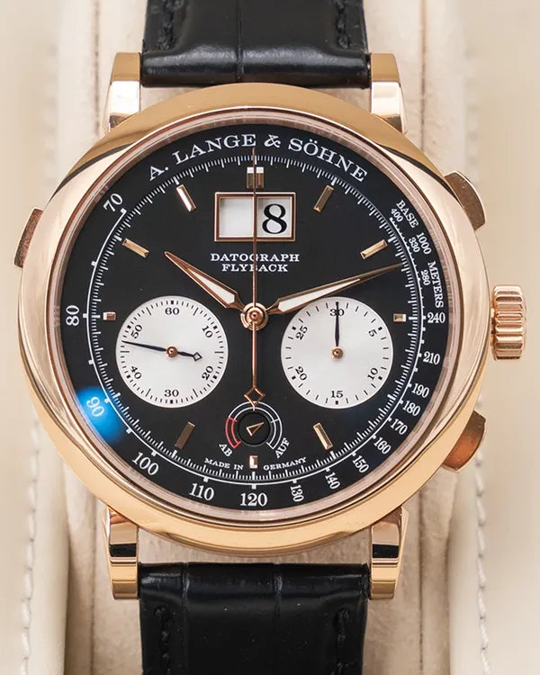 2022 A. Lange & Söhne Datograph 41MM Black Dial Leather Strap (405.031)
